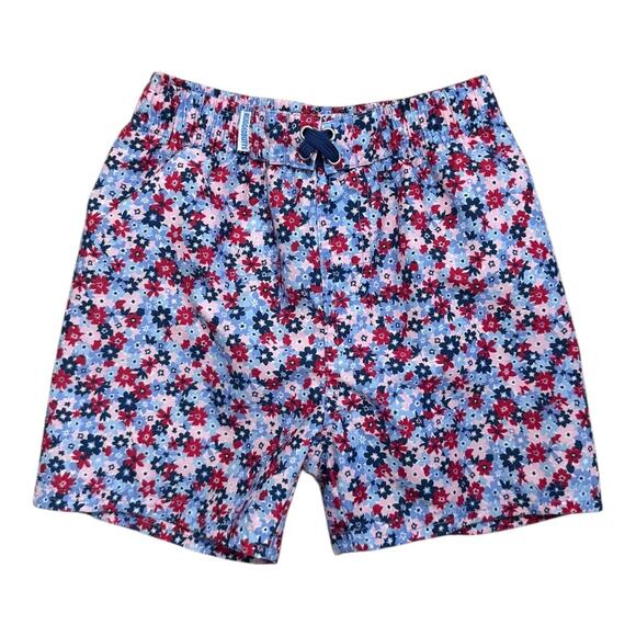 Ruffle Butts Floral Swim Trunks - Size 4T - Picture 1 of 3
